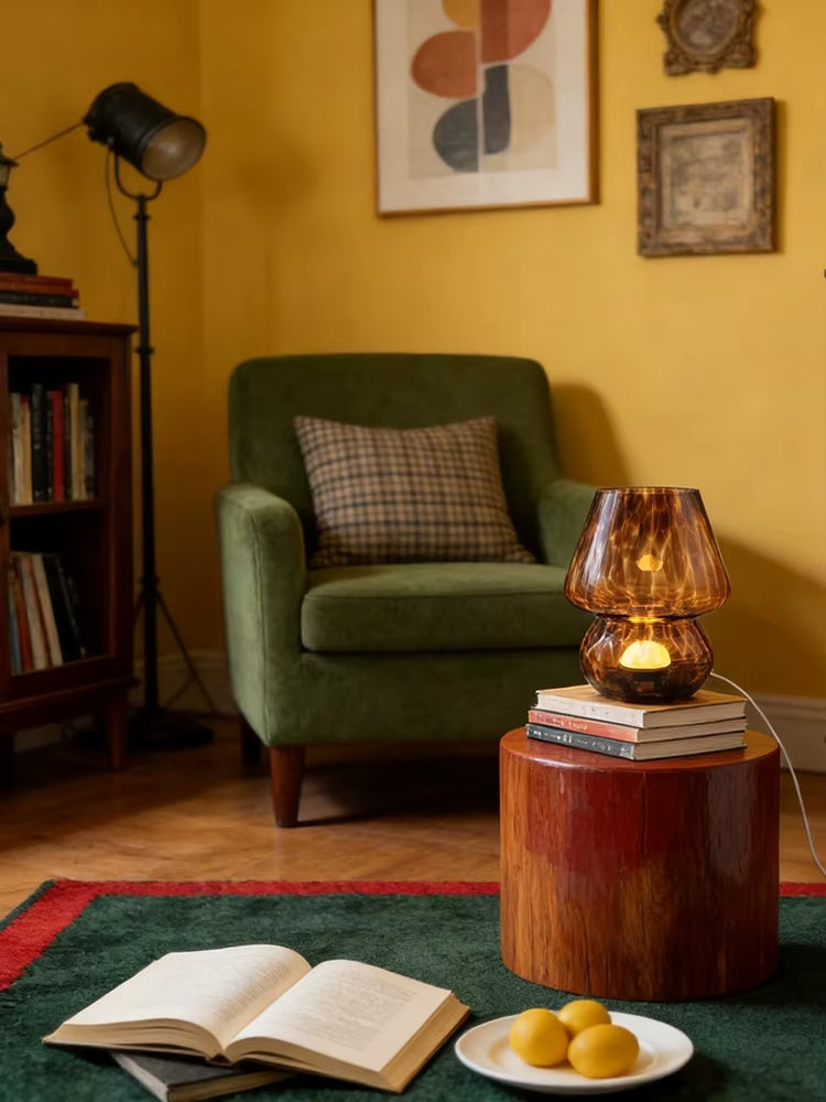 Lampe Champignon en Verre | AYA