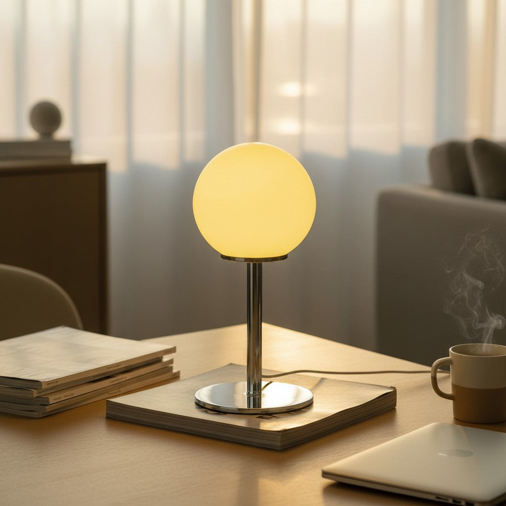 Lampe Champignon en Verre | NERO