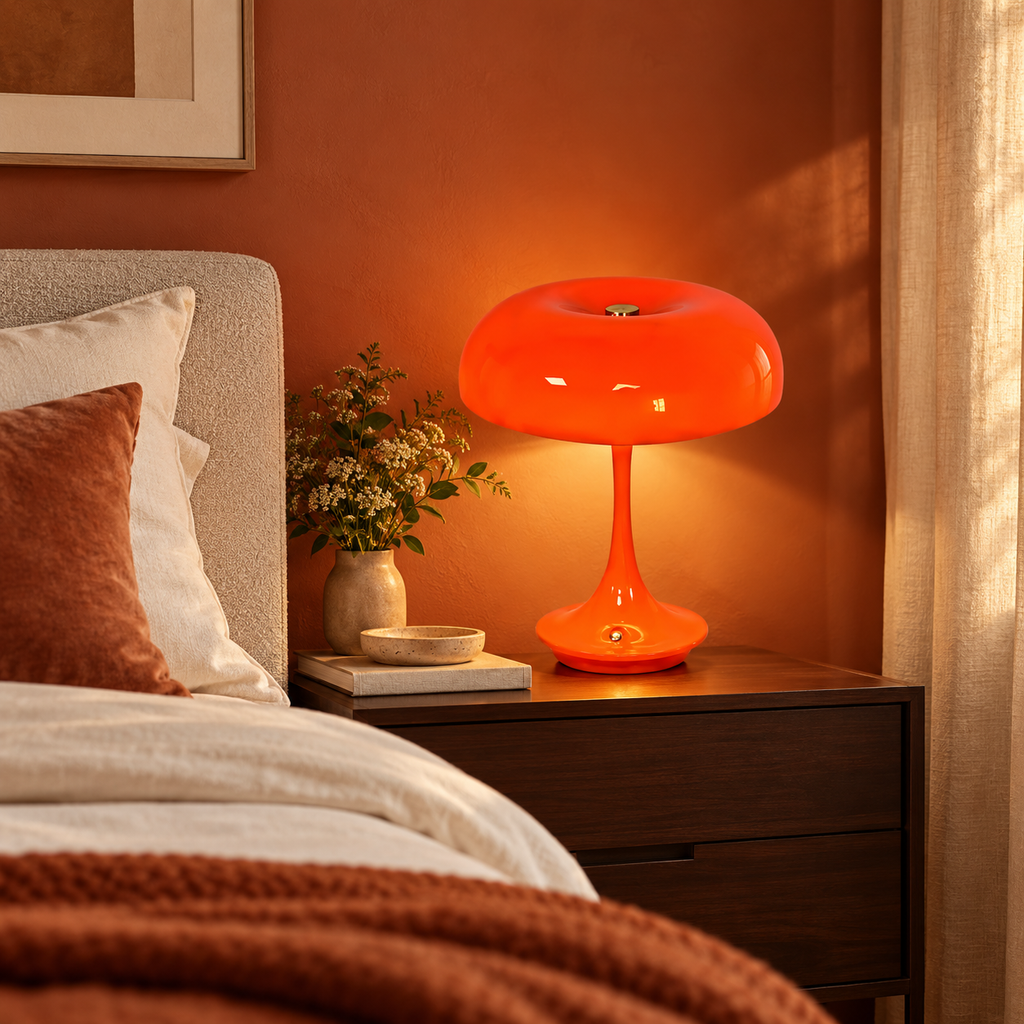 Lampe de chevet champignon LUMA en situation — vue 3