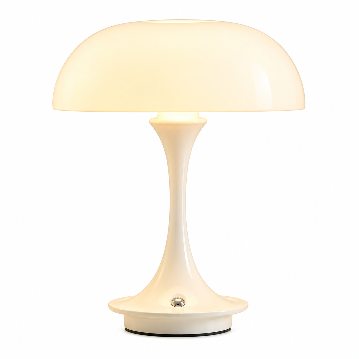 Lampe de chevet champignon LUMA, vue de face sur fond uni Image