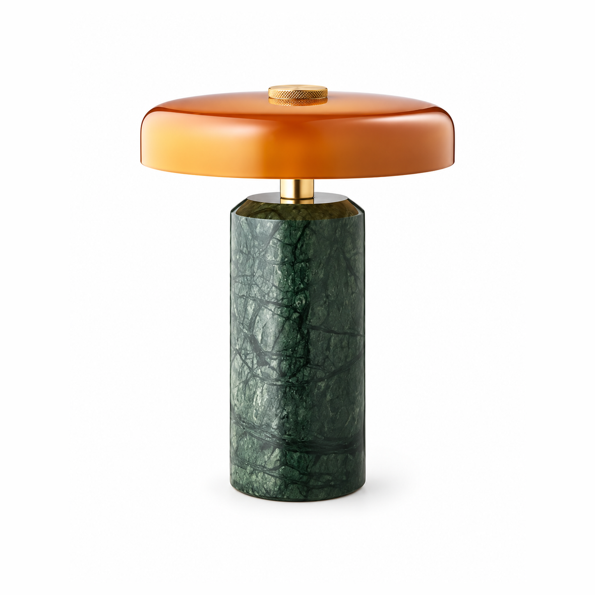 Lampe de chevet sans fil en marbre TALIA, vue de face — angle 3