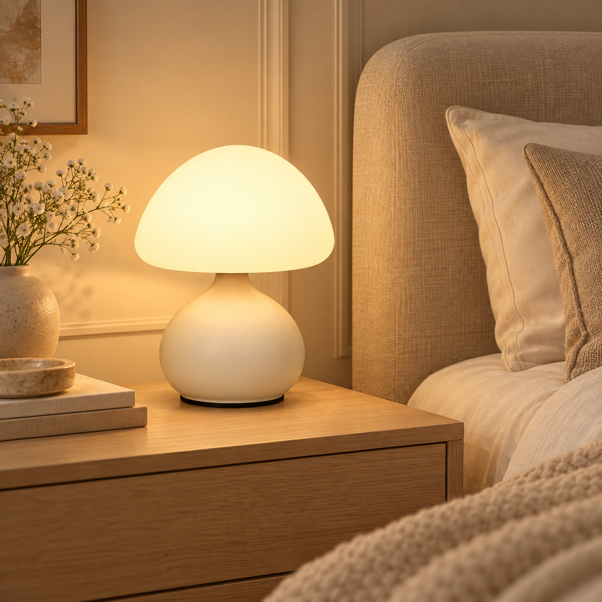 Lampe de chevet en métal SIRA en situation — vue 4
