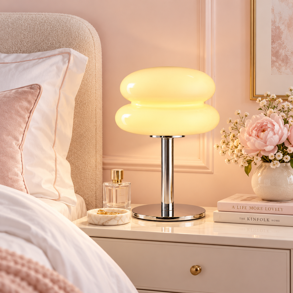 Lampe de chevet sans fil en métal TILDA en situation — vue 4