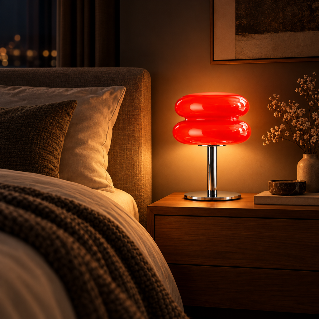 Lampe de chevet sans fil en métal TILDA en situation — vue 7