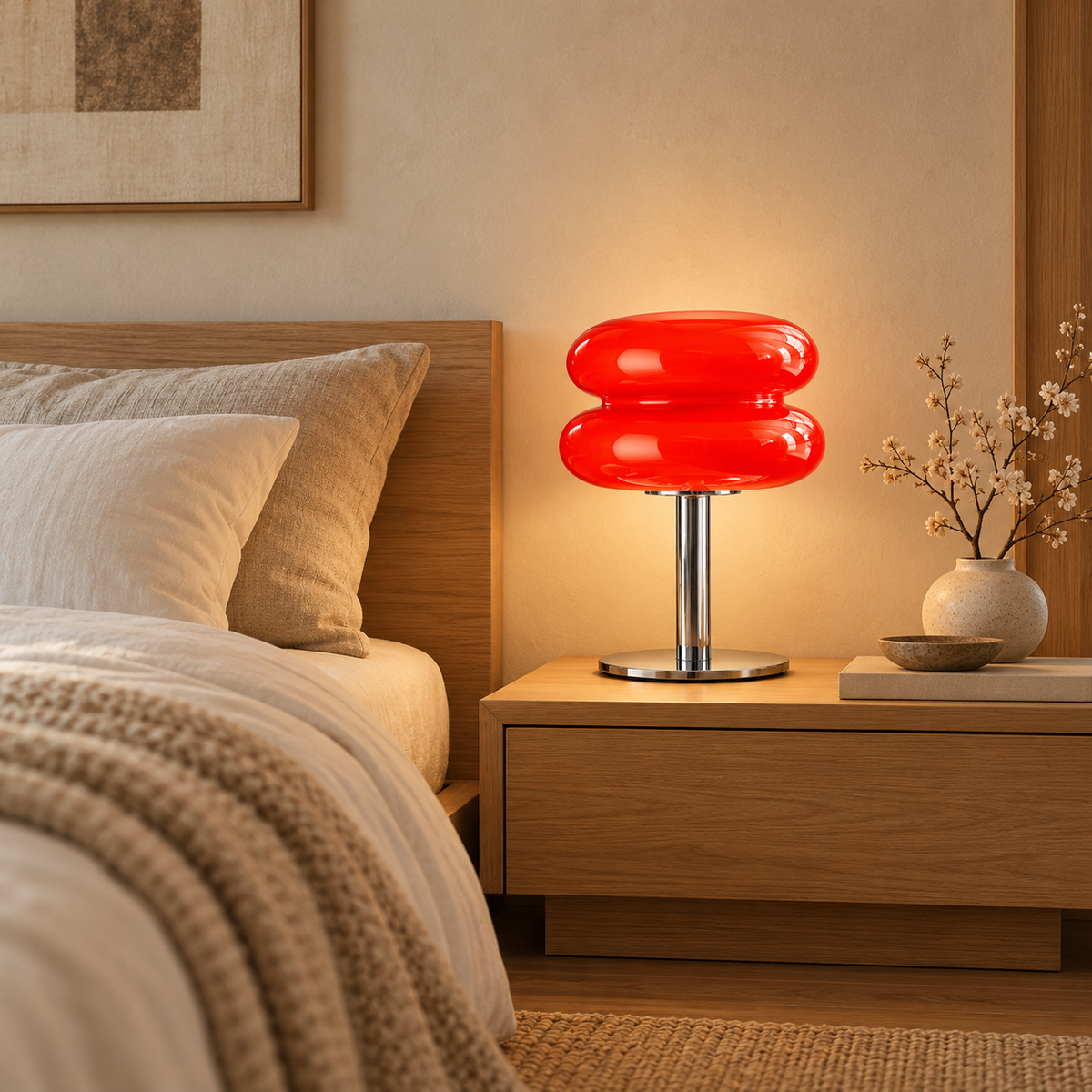 Lampe de chevet sans fil en métal TILDA en situation — vue 8