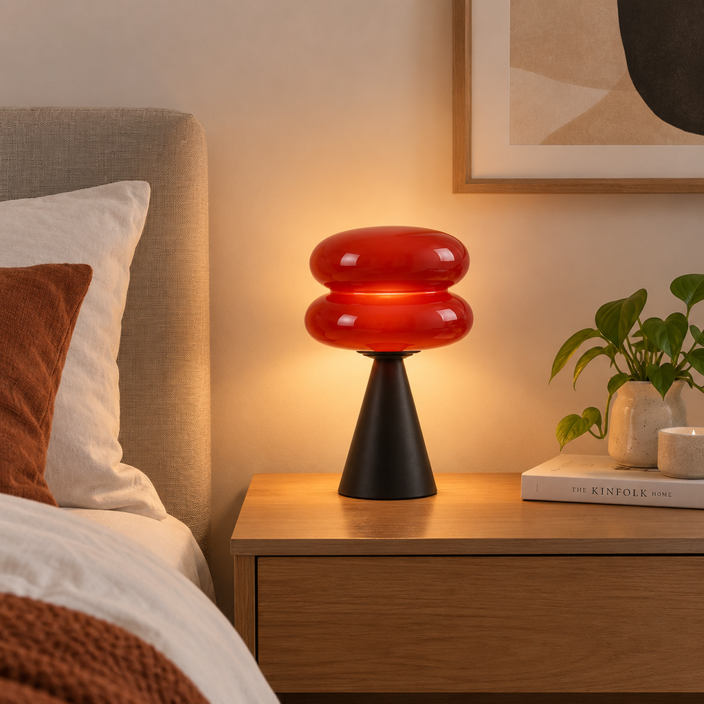 Lampe de chevet en verre BOLLA en situation — vue 3